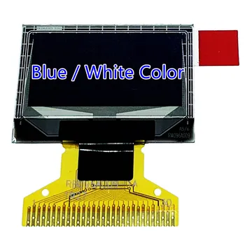 0,96-дюймовый 30PIN SPI Белый/Синий OLED-экран SSD1315 IC, Совместимый с подключаемым модулем интерфейса SSD1306 128*64 IIC