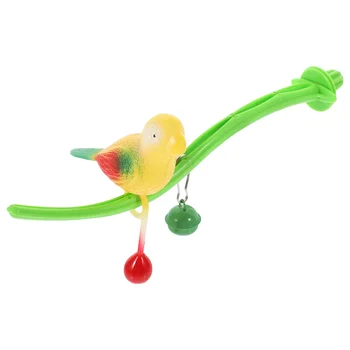 1 комплект окунь игрушка птица в клетке птица окунь стенд попугаев игрушка с имитацией смешная птица игрушка птица 