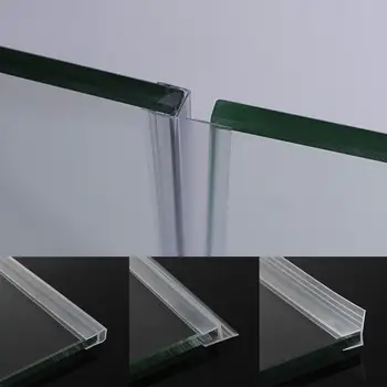 1 м 6-12 мм F U h Форма Силиконовая резина Экран для ванны Оборудование Уплотнительная прокладка Стеклянная дверь Уплотнительная прокладка Уплотнительные полосы Уплотнение окна
