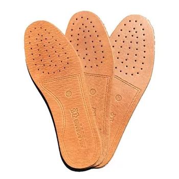 1 пара Ультратонких дышащих кожаных стелек для обуви Большого размера Впитывают пот Замена дезодоранта Внутренняя Подошва Стельки для обуви