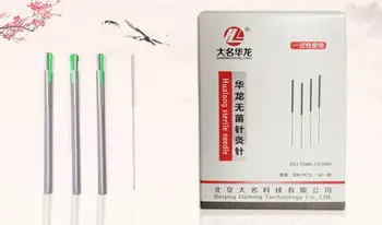 10 коробок 100шт стерильная игла для акупунктуры Hualong, одна игла, одна трубка, одноразовая игла с независимой загрузкой