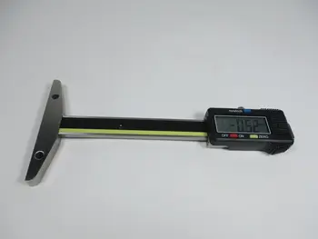 100-миллиметровый цифровой глубиномер с тонким стержнем, электронный протектор шины с тонким стержнем 0-100 мм