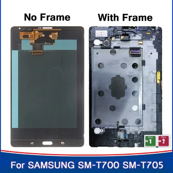 100% тестовый ЖК-Дисплей Для Samsung Galaxy Tab S 8.4 T700 T705 SM-T700 SM-T705 ЖК-дисплей с сенсорным экраном и Дигитайзером в сборе