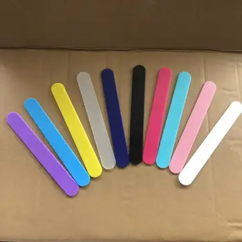 100 шт. красочный пластиковый прижимной пресс одноразовый шпатель для взрослых и детей из полипропиленового пластика