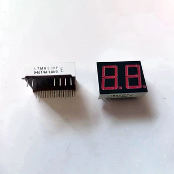 10шт 0,56-дюймовый 15-контактный LTM-8530P, 2 разрядных Бита, 7-сегментный Красный светодиодный цифровой дисплей, модули Digitron
