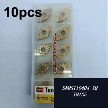 10шт Твердосплавное лезвие DNMG110404-TM T9125