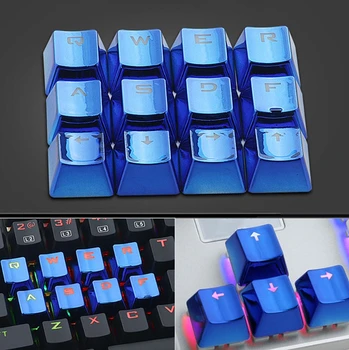 12 клавиш с индивидуальными светопропускающими клавишными колпачками из PBT, аксессуар для механической клавиатуры