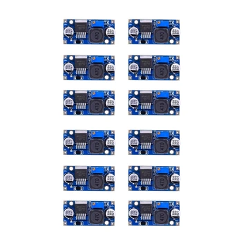 12 Упаковок понижающего преобразователя постоянного тока LM2596 от 3,0-40 В до 1,5-35 В понижающего модуля источника питания (6 упаковок)