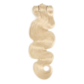 120 Грамм Заколки для Наращивания Волос Blonde Human Hair Clip in Extension Двойной Уток Для Наращивания Густых Волос Remy Human Hair Clip ins