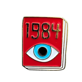 1984 Большой Брат Эмалевые Булавки Horus Eye 80-х годов Значок На Лацкане, Брошь, Украшение Одежды