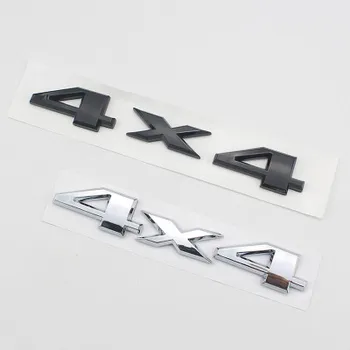 1X Автомобильный стайлинг 3D ABS Авто эмблема автомобиля Значок Задний багажник 4X4 Наклейка Наклейка для Grand Cherokee Черная серебристая наклейка для автомобиля