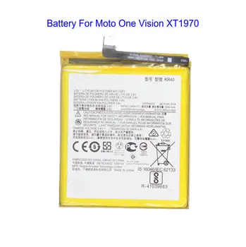 1x3500 мАч/13.3Втч KR40 Аккумулятор Для Motorola Moto One Vision XT1970 Moto One Action XT2013-1 Батареи