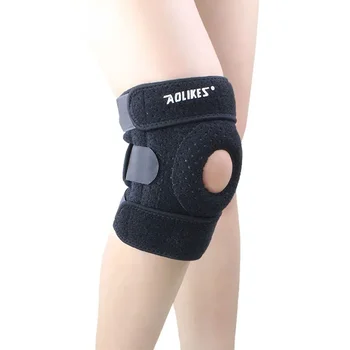 1шт дышащий четыре весны поддержка колена бандаж наколенник регулируемая коленной наколенники безопасности Спорт kneepad