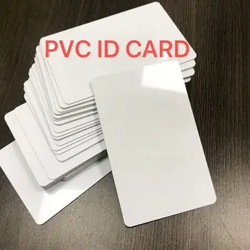 200 шт. глянцевая Белая пустая карточка из ПВХ для струйной печати, водонепроницаемая пластиковая идентификационная карточка, визитная карточка без чипа для принтера Epson для Canon