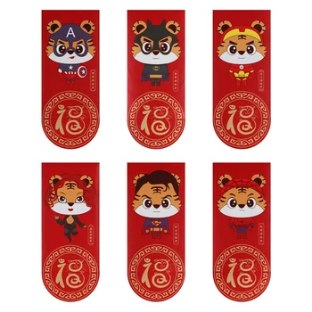 36 Шт Китайских Красных Конвертов Year Of The Tiger Lucky Money Packets Hong Bao Для Подарков На День Рождения На Весенний Фестиваль 2022 Года