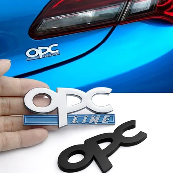 3D Металлическая Эмблема OPC LINE На Боковом Крыле Автомобиля, Наклейка На Значок Opel Astra H G J Insignia Mokka Zafira Corsa Vectra C D Antara