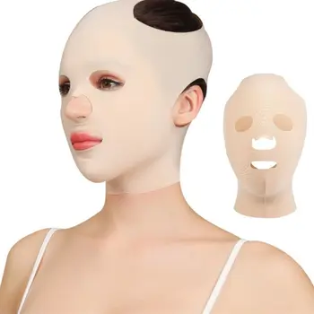 3d Многоразовая Дышащая Маска Против Морщин V Shaper Mask Для Подтяжки Лица, Бандаж Для Похудения, Полная Подтяжка Лица