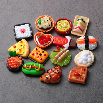 5 шт. Японский хлеб для суши, кукольный домик, миниатюрная игрушка-конфета, мини-модель кухни, симулятор игрового домика в супермаркете, супер маленькие игрушки для еды