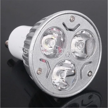 5ШТ Лампа высокой мощности MR16 GU10 с регулируемой яркостью 3 Вт, белая Светодиодная лампа E27 Spotlight