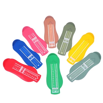 8 цветов Линейка для детской стопы Прибор для измерения длины детской стопы калькулятор детской обуви для детей Фурнитура для детской обуви Измерительные инструменты