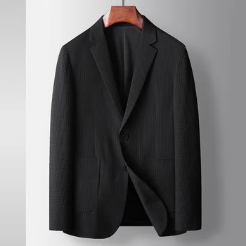 8488-T-Деловая тонкая профессиональная официальная одежда корейская версия серого повседневного мужского костюма