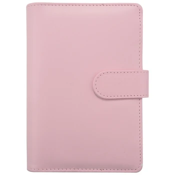 A6 Binder Planner, Розовая папка для блокнота и 12 штук папок на молнии с 6 отверстиями, карманы для папок, конверт для наличных, кошелек