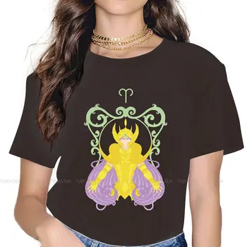 Aries Mu Премиум Уникальная футболка для Девочки Saint Seiya Golden Twelve Constellations Удобная Футболка с Графическим Рисунком Нового Дизайна Ofertas