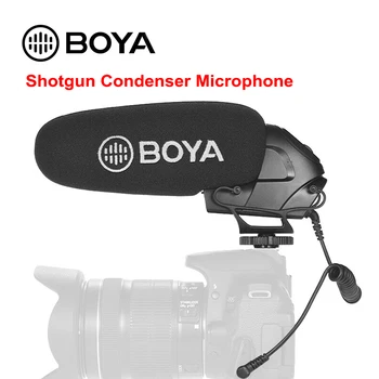 BOYA BY-BM3030 BM3031 BM3032 BM2021 BM3011 Встроенный в Камеру Суперкардиоидный Конденсаторный Микрофон-Дробовик для Зеркальных Камер Nikon Canon