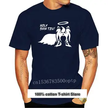 Camiseta de HOLY Shih Tzu para hombre, ropa divertida Shitzu de perro, camiseta