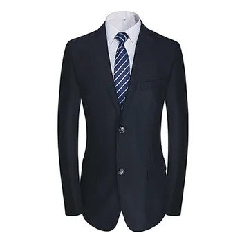 E1201-Мужской костюм Four Seasons, повседневное свободное пальто, деловой, повседневный