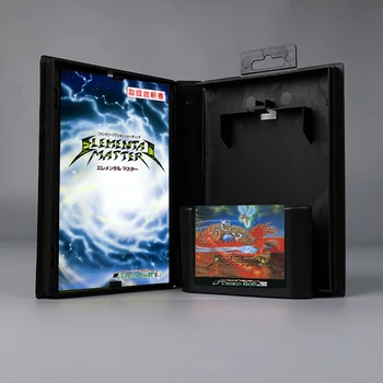 Elemental Master JAP cover 16-битная игровая карта MD с коробкой с руководством пользователя для консоли Sega Genesis Megadrive