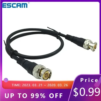 ESCAM Pure Copper BNC Прямой Обжимной Кабель Q9 Head HD Monitor Line С Двойной головкой Видеокабель 0,5 М /1 М Перемычка