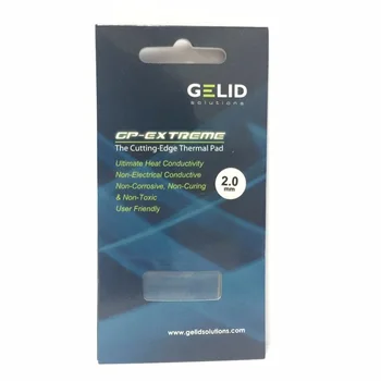 GELID GP-EXTREME 2.0мм 80X40 PC Охлаждение радиатора процессора GPU Северный и Южный мосты видеокарты теплопроводность термопластичной прокладки W/MK12