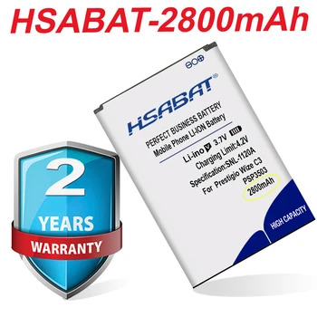 HSABAT Лидирующий бренд 100% Новый 2800 мАч PSP3503DUO Аккумулятор для Prestigio Wize C3 PSP3503 DUO PSP 3503 в наличии