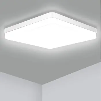 IRALAN Квадратный светодиодный потолочный светильник освещение спальни Нейтральный белый холодный белый теплый белый 48 Вт 36 Вт 24 Вт 18 Вт светодиодный потолочный светильник комната