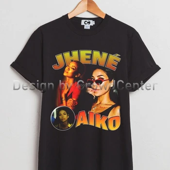 JHENE AIKO, Бутлег 90-х, Новая черная футболка размера Унисекс AF48