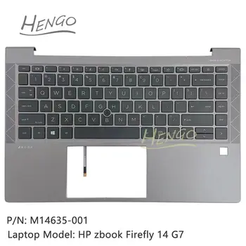 M14635-001 Оригинальный Новый для HP zbook Firefly 14 G7 Подставка для рук Верхняя крышка корпуса клавиатура США