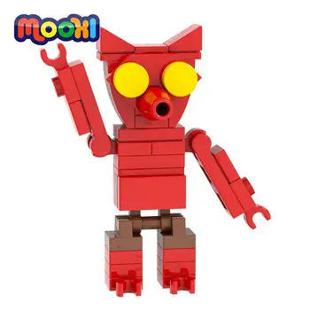 MOOXI Game 36Pcs MOC Bricks Horror Little Devil Фигурки Героев Модель Строительных Блоков Модель Детских Игрушек Для Детских Подарков MOC1217