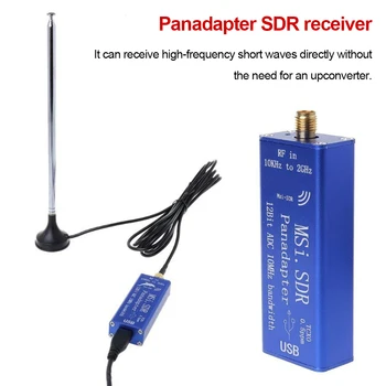 MSI-SDR-радиоприемник с панадаптером SDR от 10 кГц до 2 ГГц TCXO 0,5 стр/мин 12-битный АЦП HF UHF VHF FM RSP1 Программно-определяемое радио