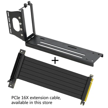 PCI-E Riser PC Видеокарты Вертикальная подставка для подставки основание Вертикальный Держатель Кронштейна Графического процессора с RTX3060 3070 3090 RX