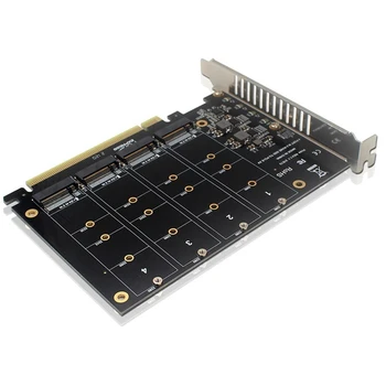 PH44 NVME 4-Дисковая карта PCIE Signal Split Array Card