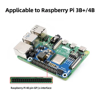 PoE Pihat для Raspberry Pi 4B 3B + 3B Ethernet Power Hat 802.3af-Совместимая плата расширения питания 5V 2.5A для Raspberry Pi