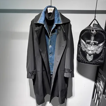 TR10155 Модное мужское пальто 2023, осенне-зимняя модная повседневная ветровка