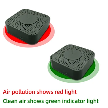 Tuya Smart Air Detector Box 5в1, Формальдегид / ЛОС / CO2 / Температура / Влажность, Управление Подключением устройства В приложении Smart Life