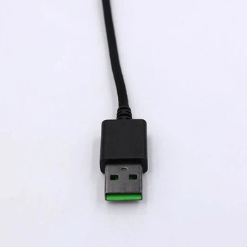 USB-кабель, нейлоновая линия мышей для razer DeathAdder, провод для мыши Essential 6400DPI Оптом