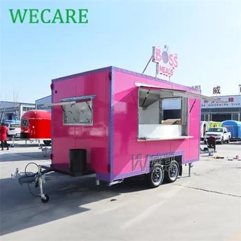 WECARE CE Действительный Venta De Camiones Comida Rapida Грузовик Для перевозки мороженого Roulotte Food Truck Trailer Equipados