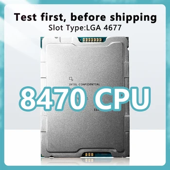 Xeon Platinum 8470 официальная версия процессора 2.0GHz 105 МБ 350 Вт 52 Ядра 104 Потока процессора LGA4677 для серверной материнской платы C741 8470