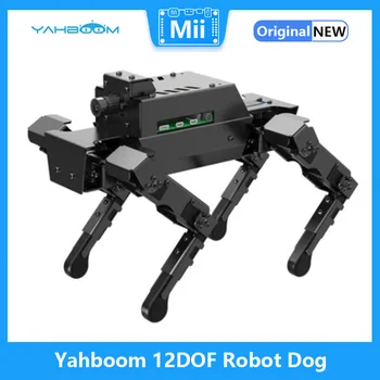 Yahboom 12DOF Настольный Металлический Робот-Собака Bionic DOGZILLA S1 с Камерой AI Vision для Raspberry Pi 4B Поддерживает Программирование на Python