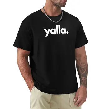 yalla. Футболка больших размеров, мужские футболки с рисунком в стиле аниме от heavyweights sweat