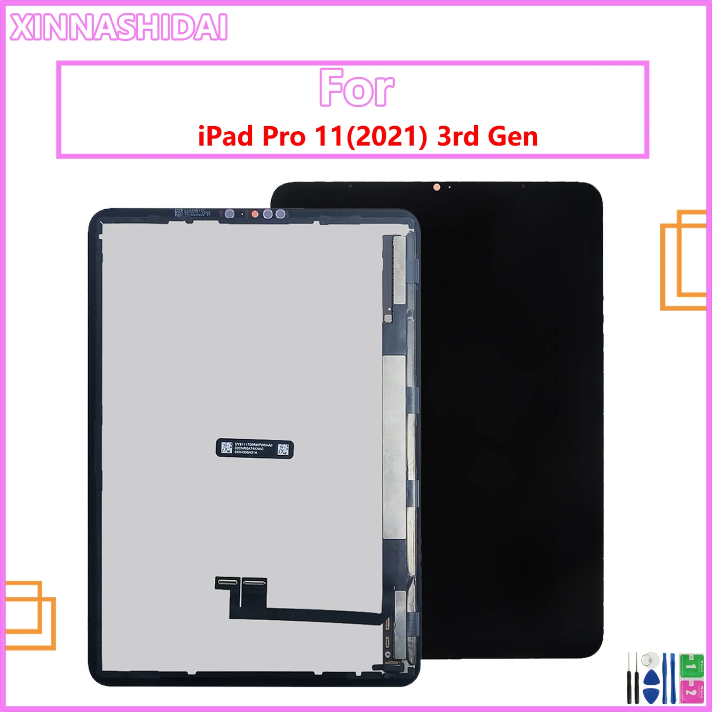 11 дюймов Для Apple iPad Pro 11 (2021) ЖК-дисплей 3-го поколения С сенсорной панелью Экран Для iPad Pro 3-го поколения A2377 A2459 A2301 A2460 Изображение 0